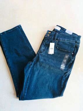 NWT Lane Bryant Tighter Tummy Straight Jeans – Size 14S